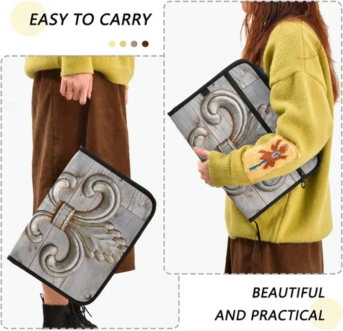 Vista 5 de Mardi Gras Expanding File Folder for Documents A4 Letter Size Accordion File Organizer with Tabs 13 Pockets for Receipt Desk School Filing Cabinet