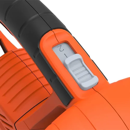 Vista 3 de Yard Force Soplador de hojas eléctrico de 12 A y aspiradora YF12BLV con potencia de limpieza de 430 CFM, velocidad de aire de 140 MPH, control de 2