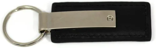 Vista 2 de Dodge Ram - Llavero de cuero negro con logotipo auténtico, Negro -, Talla única