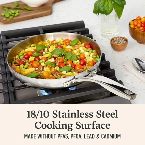 Vista 5 de Calphalon Premier Polished 5-Ply Stainless Steel