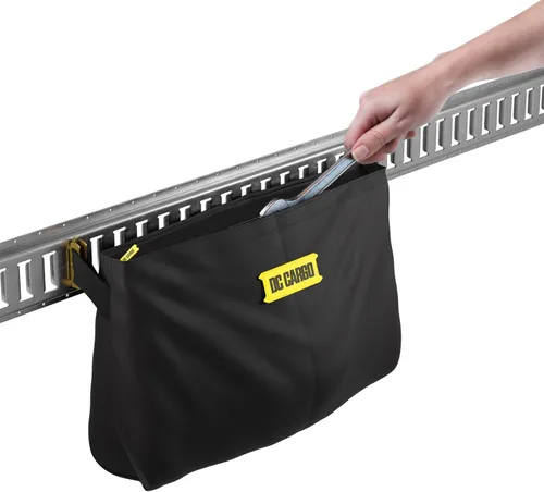 Vista 6 de DC Cargo Mall E-Track Bolsa de almacenamiento para remolques, bolsa de lona resistente de 14 x 24 pulgadas con cremallera, capacidad de peso de 50