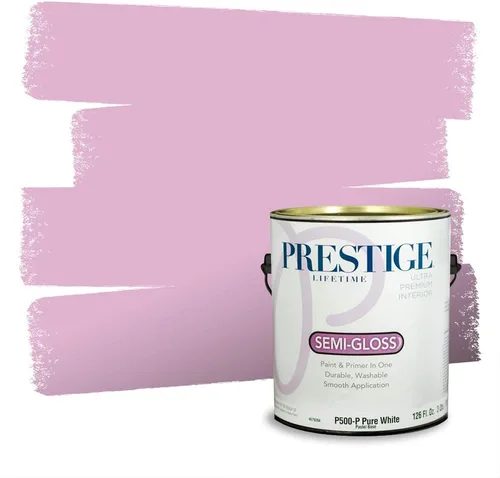 Vista 84 de Prestige Paints Pintura exterior e imprimación en uno, 1 galón, plano, coincidencia comparable de Valspar* Amber Rose*
