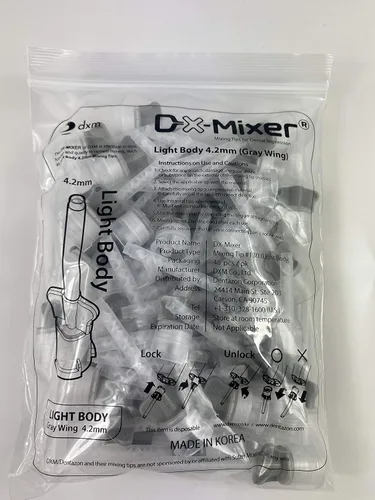 Vista 7 de 48 unids Luz DX-Mixer® de la impresión dental del cuerpo ligero 0.165 in VPS/PVS Light- DX-Mixer®