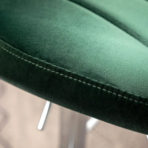 Vista 76 de Roundhill Furniture Ellston - Taburetes de bar giratorios ajustables de terciopelo, color gris, juego de 2, color gris