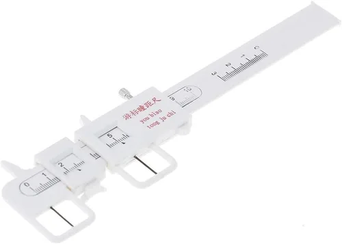 Vista 3 de Medición óptica Vernier PD Ruler Pupil Distancia Medidor Ojo Herramienta Oftálmica (1 Pack)