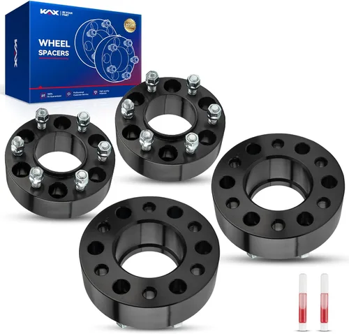 Vista 169 de KAX - Espaciadores de rueda de 0.197 x 4.252 in, espaciador centrado en cubo de 5 lengüetas para Ford Escape Negro