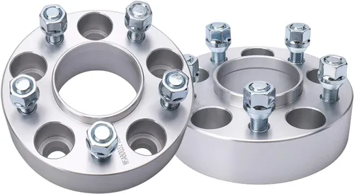 Vista 8 de Espaciadores Hubcentric de 1 pulgada 5x114.3mm (70.5mm de diámetro del cubo, pernos de 1/2x20) 5x4.5" a 5x4.5" Adaptadores de espaciadores de rueda