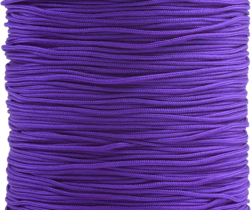 Vista 83 de KONMAY 1 rollo de cuerda de nailon de 150 yardas, trenzado de 0.016 in de nailon Shamballa Macramé/cordón de cuentas, cordón de nudo chino, cuerda