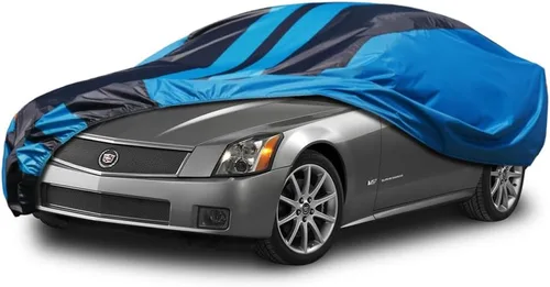 Vista 66 de Kaugung - Funda para auto impermeable de ajuste personalizado para Ford Mustang (1993-2025), cubierta exterior completa para automóviles, ligera