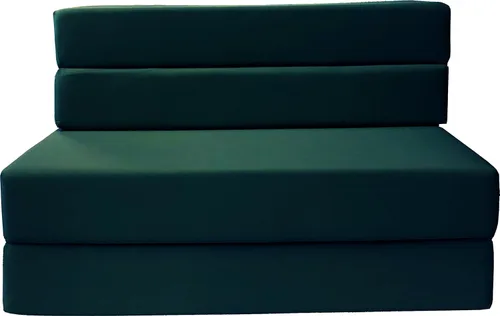 Vista 7 de D&D Futon Furniture Colchón plegable de espuma, sofá cama, camas de invitados (tamaño individual, negro)..