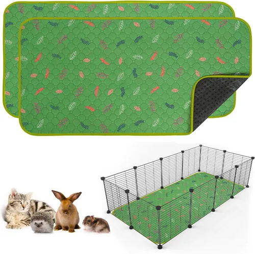 Vista 18 de Sunheir - Almohadillas lavables reutilizables para orina perros y entrenar mascotas, diseñadas para parques de juegos interiores, impermeables
