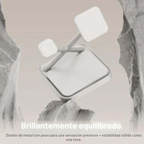 Vista 4 de NOCO XGrid XDS3: soporte de carga inalámbrico 3 en 1 - Estación de carga para iPhone, Apple Watch y AirPods - Compatible con MagSafe, certificado