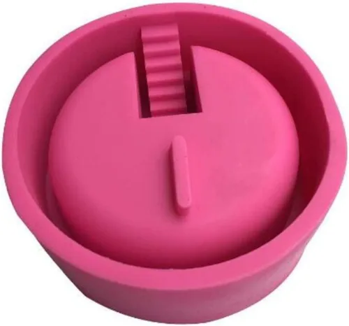 Vista 4 de Molde de maceta de hormigón con escalera redonda, maceta suculenta, molde de silicona, resina epoxi, arcilla y cemento, molde de yeso, portavelas