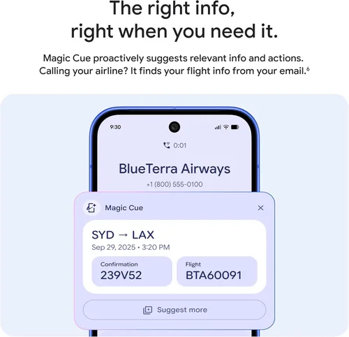 Vista 6 de Google Pixel 10 - Smartphone Android desbloqueado - Asistente de IA Gemini - Cámara trasera triple avanzada, batería de carga rápida de más de 24