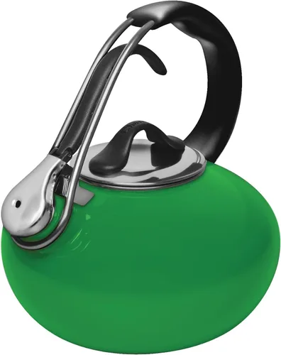 Vista 11 de Chantal Classic Loop - Hervidor de té silbante de acero esmaltado, 1.8 cuartos (rojo)