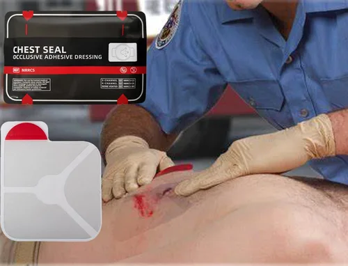 Vista 3 de Paquete de control de sangrado Feat Med Trauma Kit, incluye almohadilla ABD, vendaje israelí, torniquetes, manta de emergencia, vendaje triangular