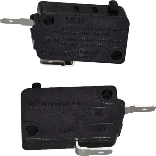 Vista 4 de 5304509451 fusibles de microondas (20 amperios 125 voltios) y microinterruptor 5304509459 para microondas GE Frigidaire, reemplaza WB27X11138