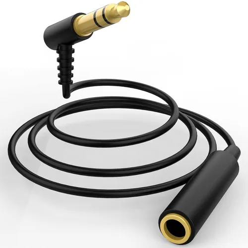 Vista 8 de Cable de extensión de auriculares compatible con auriculares Bose QuietComfort QC45 QC35II QC35 QC25 NC700, cable de audio estéreo macho a hembra