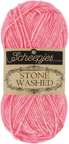 Vista 19 de Scheepjes, hilo lavado a la piedra, 807 Jaspe Rojo