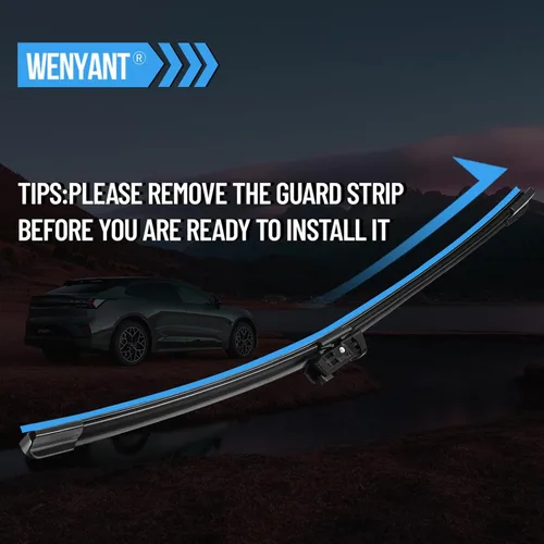 Vista 8 de Juego de limpiaparabrisas compatibles con Volkswagen Beetle 2012-2019, delanteros, equipo original de repuesto automotriz, 2 piezas de 22 y 22