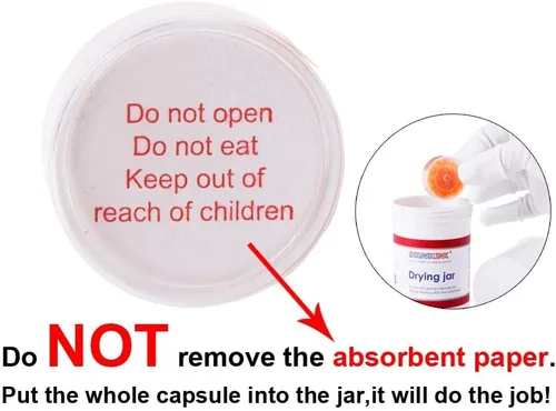 Vista 4 de Cápsulas de secado para audífonos de 8 piezas, tapa seca para Phonak, Starkey y Unitron cargador