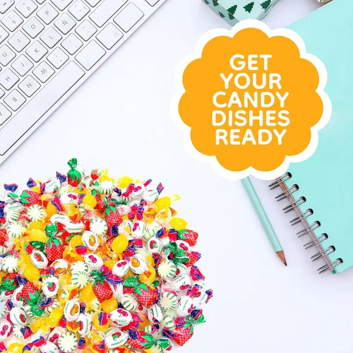 Vista 12 de Surtido de caramelos duros – Bombones de fresa, mentas Starlight, Butterscotch, Liberty Bell, caramelos de frutas