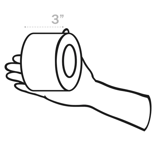 Vista 7 de Tape King Cinta de embalaje transparente de 3 pulgadas de ancho (2.7 mil de grosor) 60 yardas por rollo de recarga (paquete de 6 rollos) Cinta