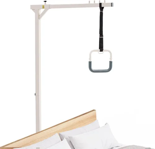 Vista 9 de VEVOR Barra de Trapecio para Movilidad en Cama, Barra de Trapecio de Acero Resistente de Pie Libre Capacidad de Peso 113 KG, Barra de Asistencia