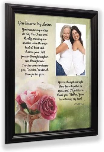 Vista 23 de Crossroads Home Décor Regalos para suegra - Regalos de nuera, You Became My Mother 7346BW