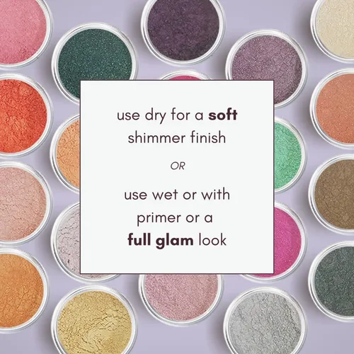 Vista 3 de Sombra de ojos mineral orgánica en polvo suelto - Baby Pink