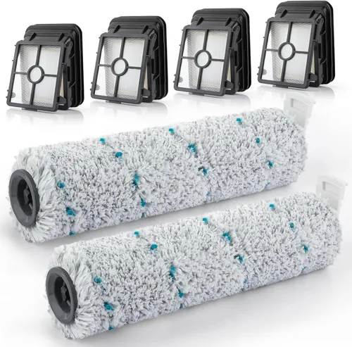Vista 10 de 2786 - Rollo de cepillo de alfombra para Bissell CrossWave Wireless MAX Seriess 2554, 2590, 2593, 2596, para HydroSteam 35151 3515 35152 3513 3518