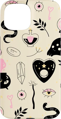 Vista 6 de iPhone 16 Astrology Gothic Celestial Witchy Case