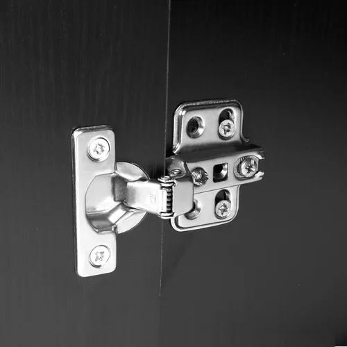 Vista 9 de Henf Gabinete de peluquería con 5 compartimentos, 1 cajón, color negro