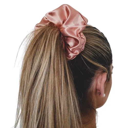 Vista 8 de Coleteros de satén extragrandes extragrandes para mujeres y niñas, prevención de encrespamiento, soporte para el cabello para dormir, banda elástica