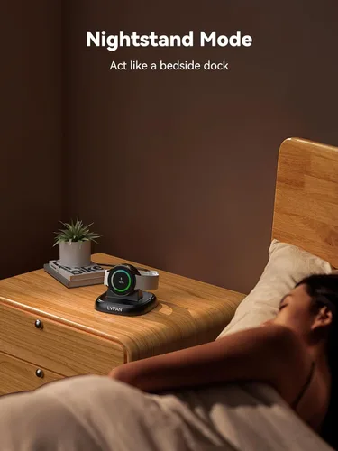 Vista 7 de LVFAN Cargador para Samsung Galaxy Watch 8/8 Classic / 7 / Ultra / 6/5 / 4, accesorios de repuesto para base de carga, estación de cable de carga