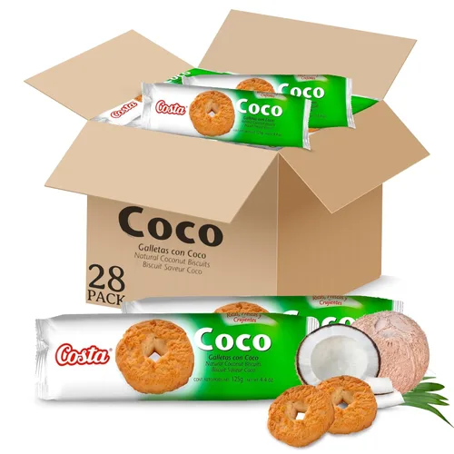Vista 13 de Costa Galletas de mantequilla – Galletas de galletas con rico sabor a mantequilla – 24 paquetes de aperitivos (4.9 onzas cada uno) – Golosinas