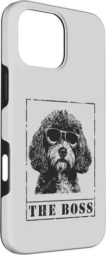 Vista 45 de iPhone 16 The Funny Cavapoo Boss Mom Dad Dog Lover Case