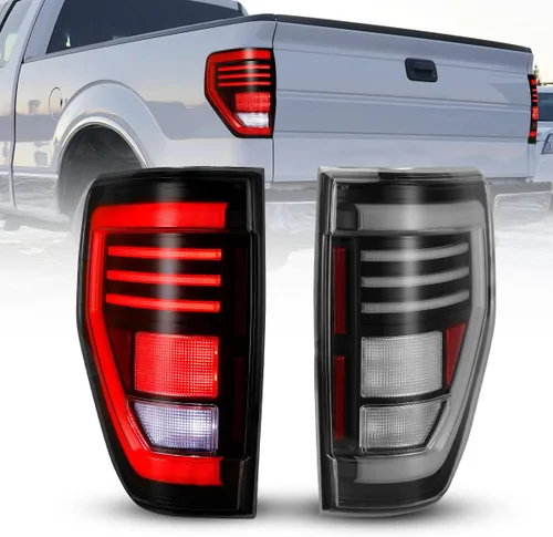 Vista 9 de ROXX Luces traseras F150, conjunto de luces traseras secuenciales LED para Ford F150 2009-2014 modelo Styleside solamente, par de luces traseras LED