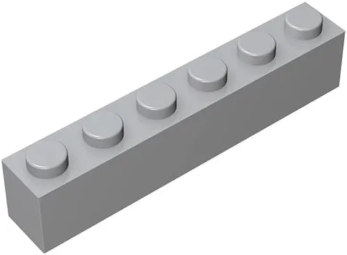 Vista 4 de Bloque de ladrillos clásico a granel de 1 x 6, 100 piezas de ladrillo negro de 1 x 6, compatible con piezas y piezas Lego 3009, juego creativo