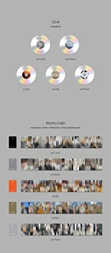 Vista 5 de SEVENTEEN FACE THE SUN 4º Contenido del álbum+seguimiento sellado (juego de 5 versiones)