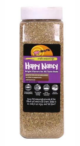 Vista 6 de Dizzy Pig Happy Nancy - Condimento suave sin pimienta ni chile (coctelera de 8 onzas)