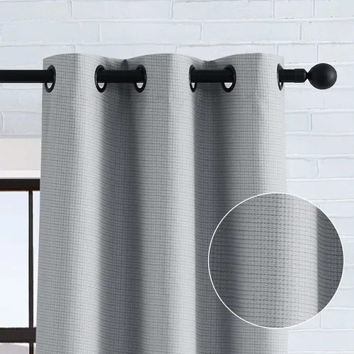 Vista 11 de Lucky Brand Finley Ultimate - Cortinas opacas Juego de 2 paneles y 2 alzapaños, cortinas de privacidad Cabecera con ojales de alta calidad, par