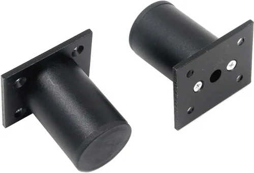 Vista 6 de Bitray Patas de muebles de aleación de aluminio gruesa de 2.4 pulgadas con tornillos, patas ajustables para armario, sofá, cocina, sofá, biblioteca