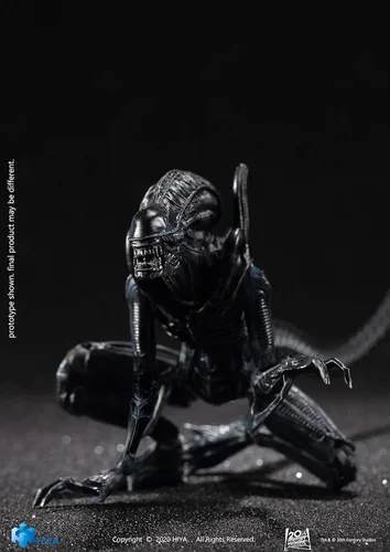Vista 7 de Hiya Toys Exquisite Mini Series 118 Scale 5 Inch Aliens Crouching Alien Warrior Action Figure Multicolor