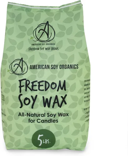 Vista 9 de American Soy Organics - Cuentas de cera de soja Freedom de 1 libra para hacer velas - Cuentas de cera para microondas - Suministros prémium