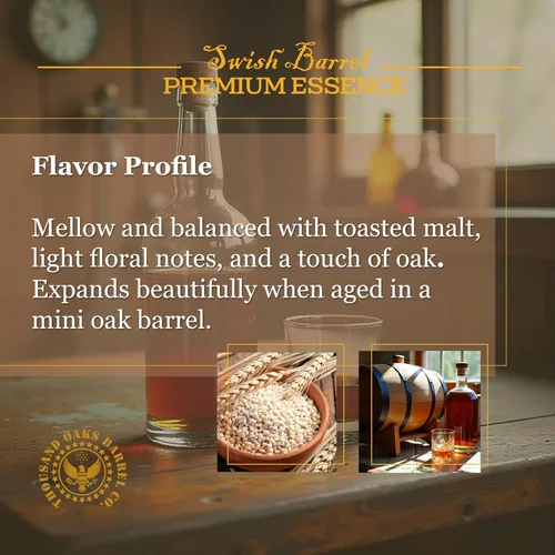 Vista 5 de Dublin Style Single Malt Essence Recambios de kit Bootleg Thousand Oaks Barrel Co. Sabores gourmet para mezcladores de cócteles y cocinar