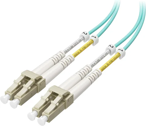 Cable Matters cable multimedia de fibra OFNP 50/125 de 10Gb/40Gb OM3 Duplex, LC a LC 1m