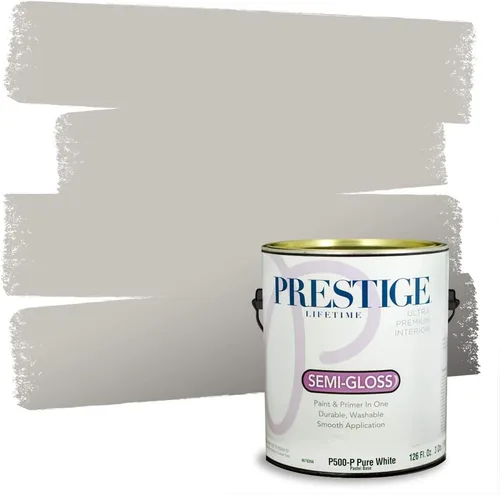 Vista 39 de PRESTIGE Paints - Pintura interior e imprimación en uno, 1 galón, cáscara de huevo, pimienta envejecida