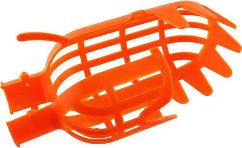 Vista 2 de Orange Color Fruit Picker 20x10.5cm Plastic Gardening Basket Catcher Bayberry Picker for Apple Pear Peach Picking Gardening Farming