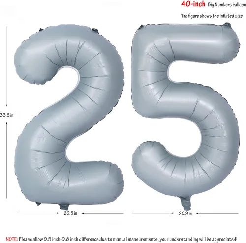Vista 69 de Globos de 40 pulgadas con números de caramelo, papel de aluminio de helio, globos de látex de Mylar para fiesta de cumpleaños, decoración digital 0